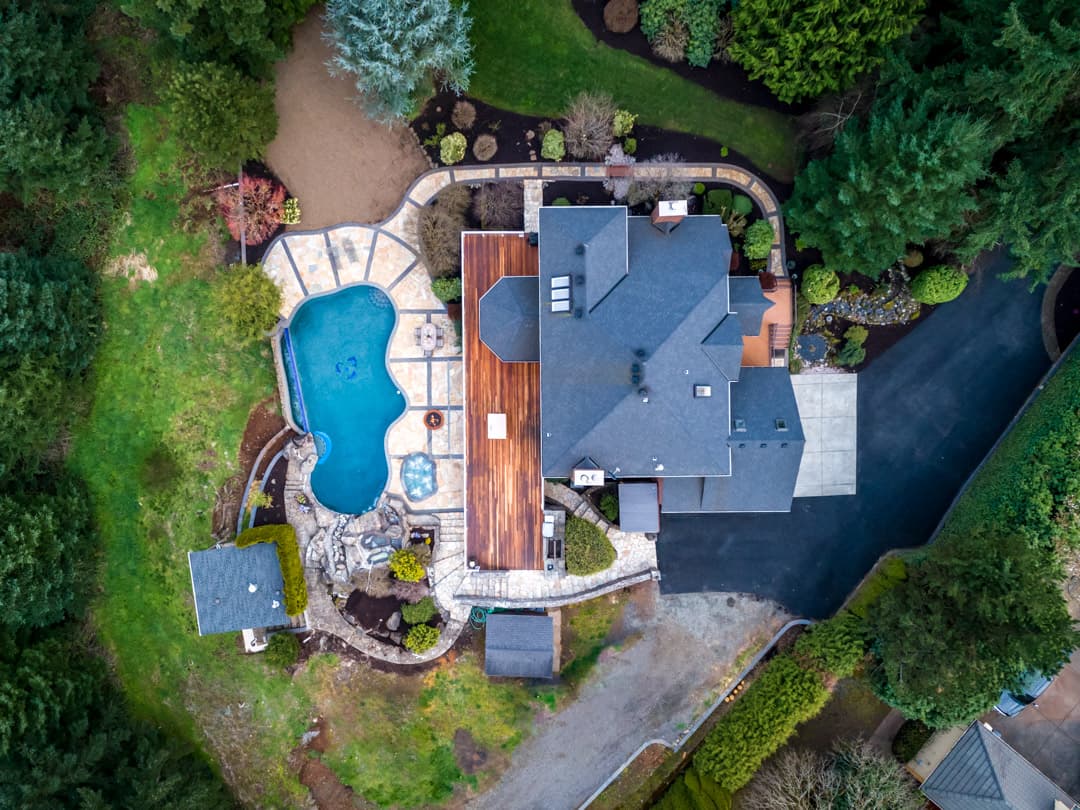 Drone photography — Pete's Mountain Rd, West Linn, OR