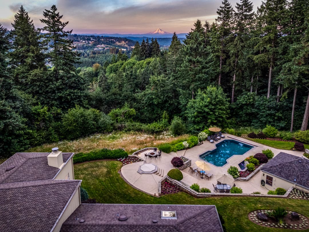 Drone photography — Valley View Rd, West Linn, OR